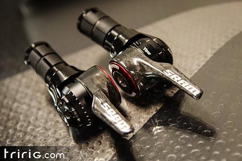 SRAM 1150AL R2C YAW Aero 11SP TTシフターセット SRAM's new YAW R2C shifters, rings