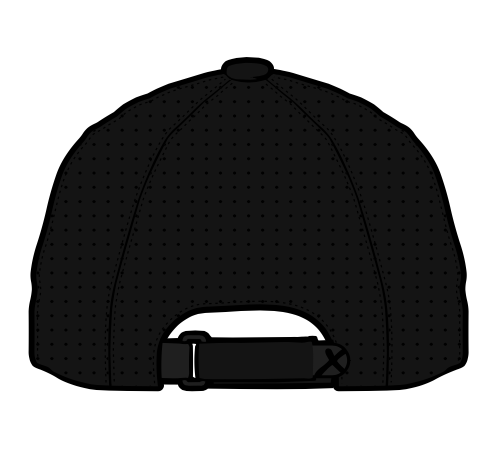 Black Unstructured Hat - TriRig