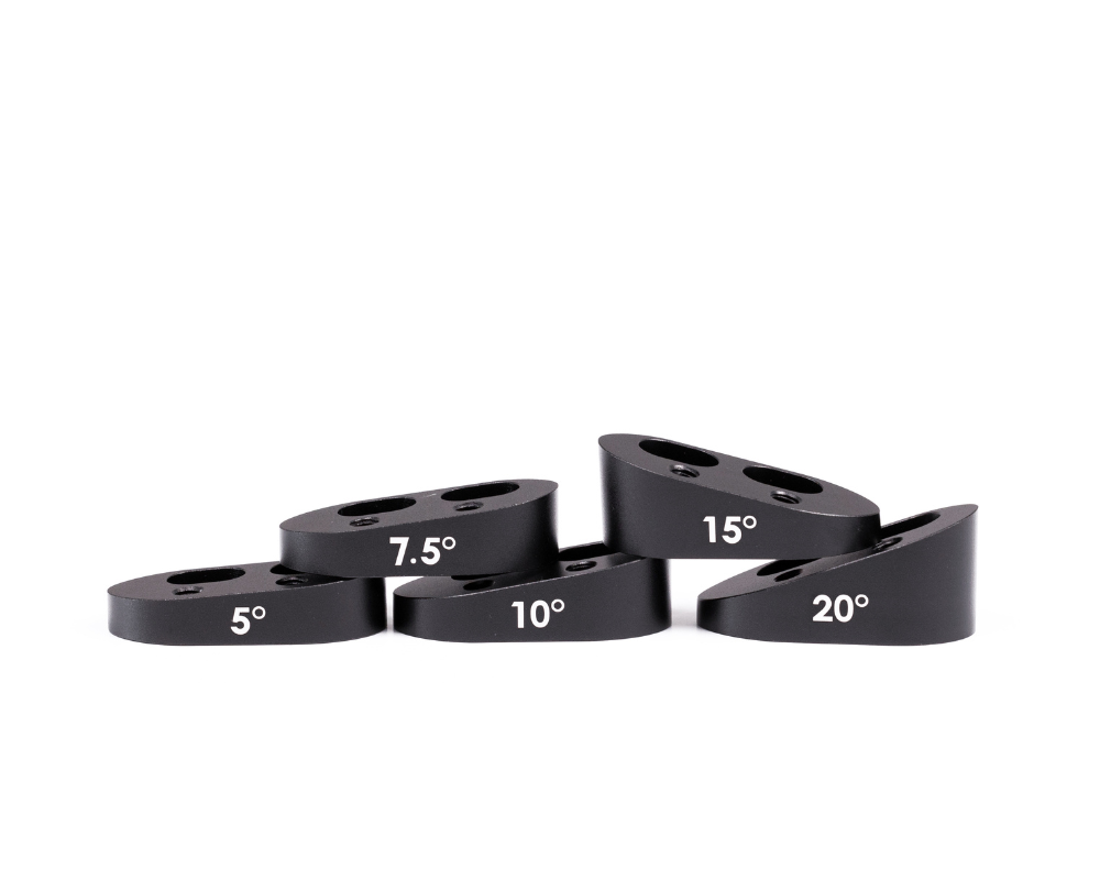 Angled Spacers for Arm Cups | Tririg Angled Spacers for Arm Cups | Tririg