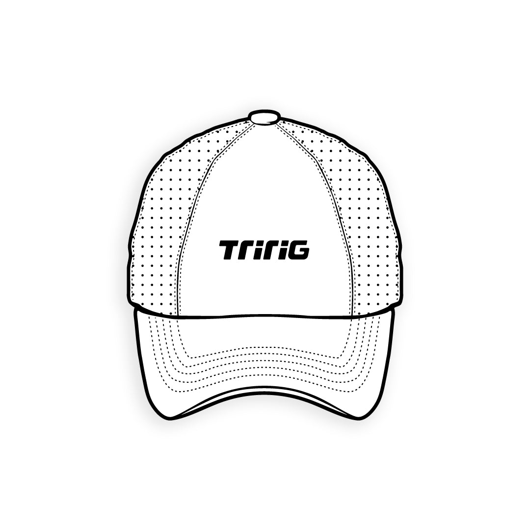 White Unstructured Hat - TriRig