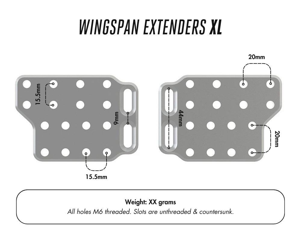 Wingspan Extenders XL - TriRig