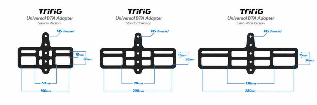 Universal BTA Adaptor Plate Collection
