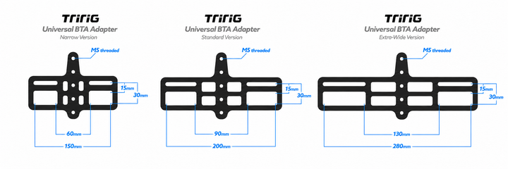 Universal BTA Adaptor Plate Collection - TriRig