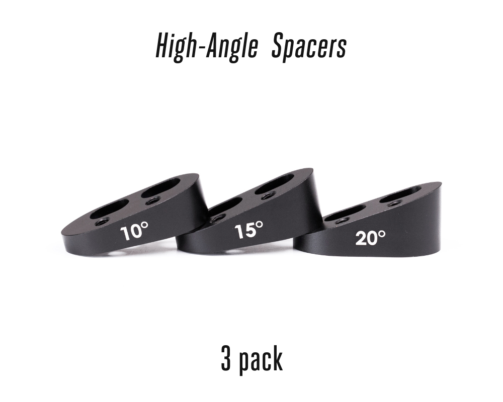 Angled Spacers for Arm Cups | Tririg Angled Spacers for Arm Cups | Tririg