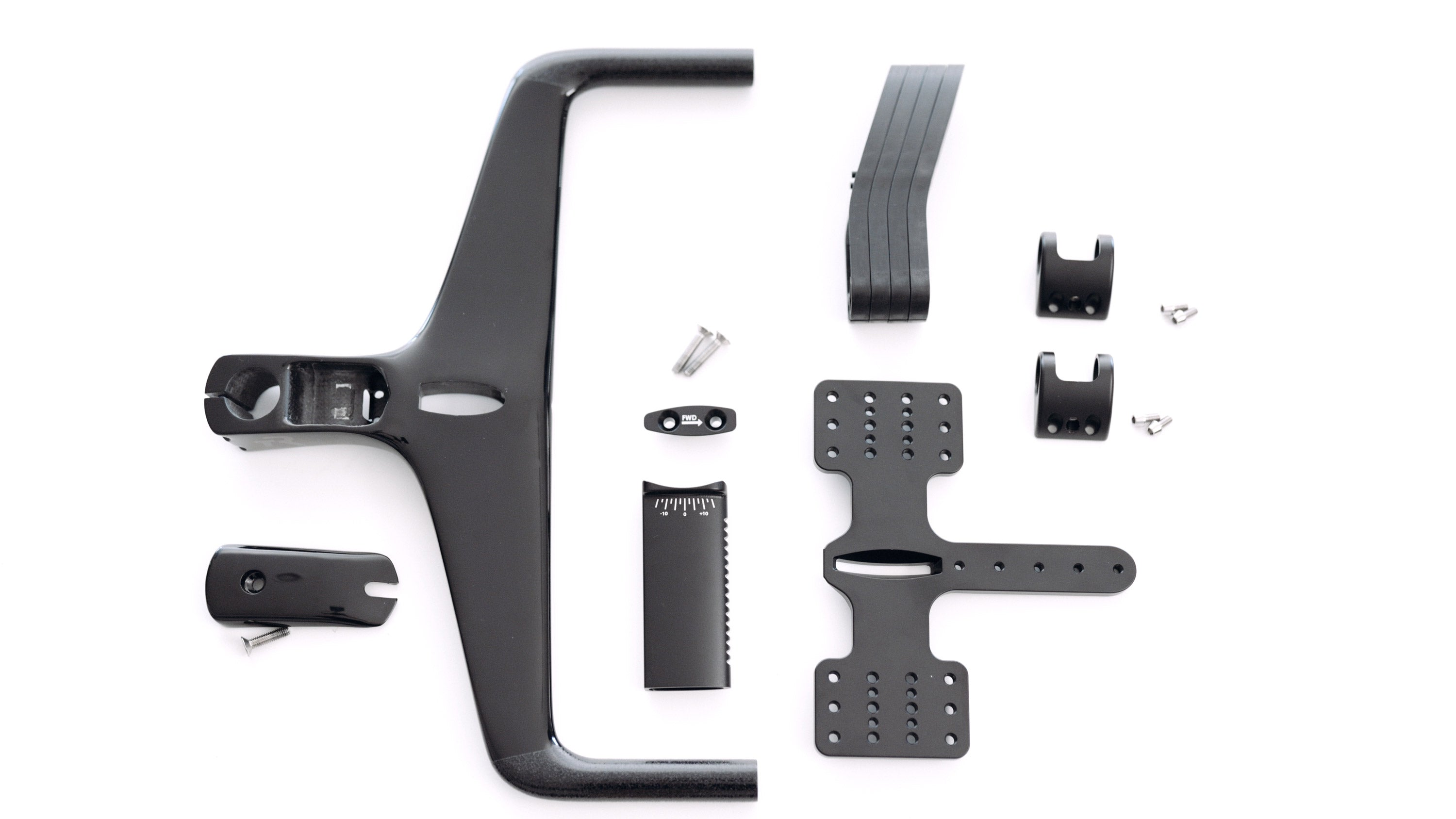 TRIRIG ALPHA ONE カーボンエアロバー/ステムコンボシステム TriRig Alpha One Carbon Aero Bar/Stem Combo System