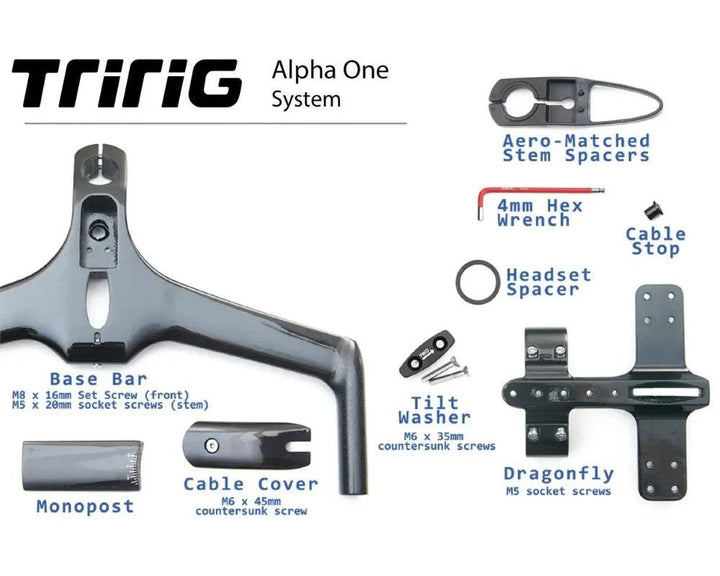 Alpha One Carbon Bar/Stem Combo System Canada - TriRig