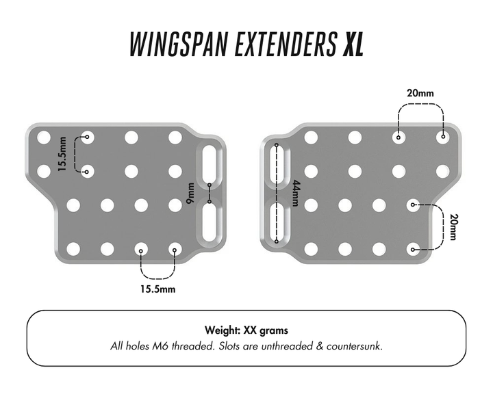 Extensions d'envergure XL